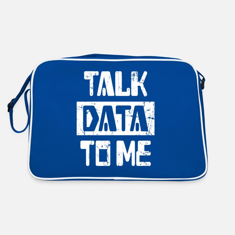 Talk Data to me IT Data Scientist Gift Retro Bag