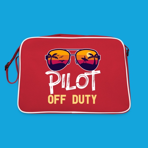 Pilot Of Duty - Retro Tasche