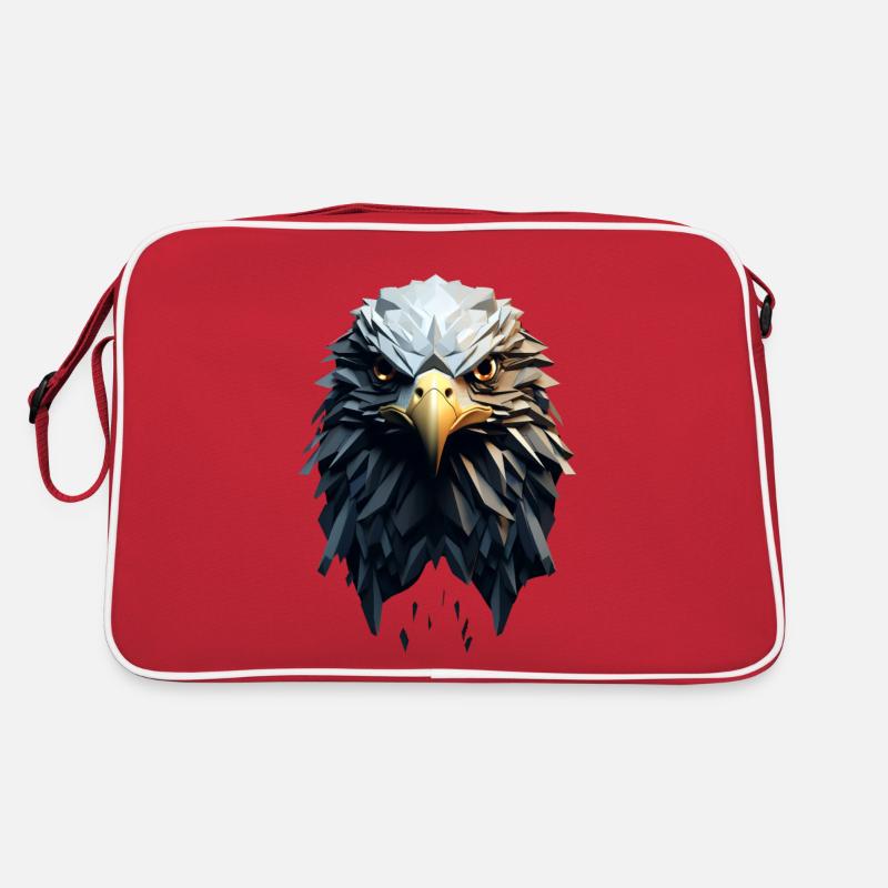 Geometric Eagle Animation Retro Tasche