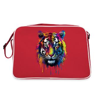Tigre arc-en-ciel - Sac Retro - rouge/blanc - Dos