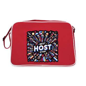 Best Host Ever 23 - Retro Bag - red/white - Back