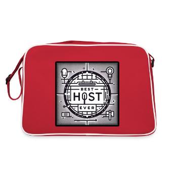 Best Host Ever 24 - Retro Bag - red/white - Back