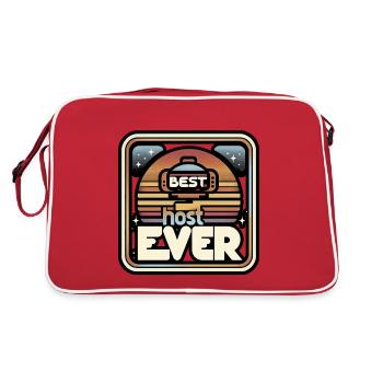 Best Host Ever 25 - Retro Bag - red/white - Back