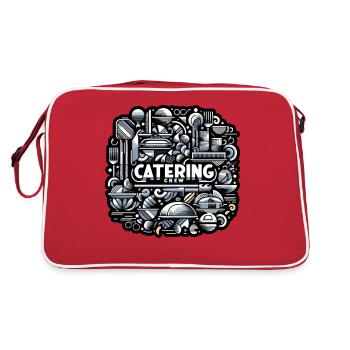 Catering Crew 6 - Retro Bag - red/white - Back