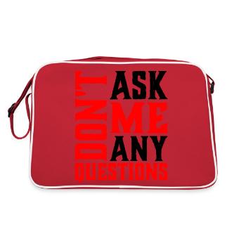 Ne me posez pas de questions 6 - Sac Retro - rouge/blanc - Dos