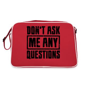 Ne me posez pas de questions 7 - Sac Retro - rouge/blanc - Dos