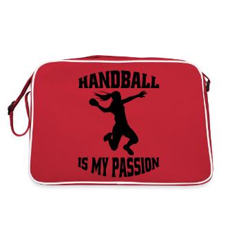 Handball Joueur de handball Fan de handball Équipe de handball - Sac Retro - rouge/blanc - Dos