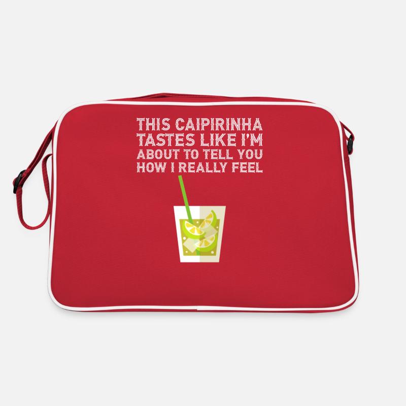 This Caipirinha Tastes Like I Really Pun Lemon Retro Bag