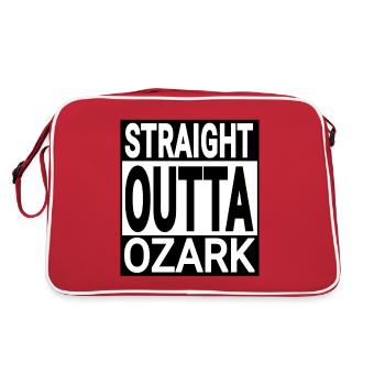 Ozark Missouri - Retro Tasche - Rot/Weiß - Hinten