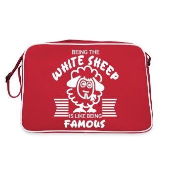 Mouton - Sac Retro - rouge/blanc - Dos