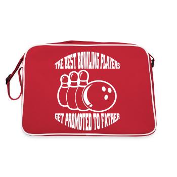 Bowling Club de bowling Club de bowling Quilles Quilles - Sac Retro - rouge/blanc - Dos