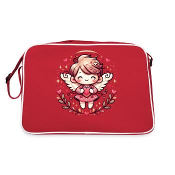 Ange de la Saint-Valentin, Ange de la Saint-Valentin - Sac Retro - rouge/blanc - Dos