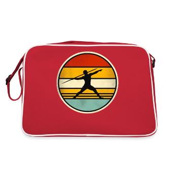 Lancer du javelot 5 - Sac Retro - rouge/blanc - Dos