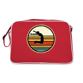 Long Jump 3 - Retro Bag - red/white - Back