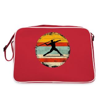 Lancer du javelot 6 - Sac Retro - rouge/blanc - Dos