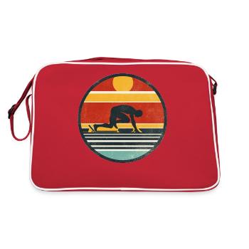 Sprinter - Track And Field 3 - Retro Bag - red/white - Back