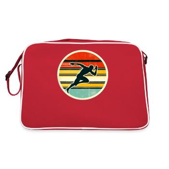 Sprinter - Track And Field 4 - Retro Bag - red/white - Back
