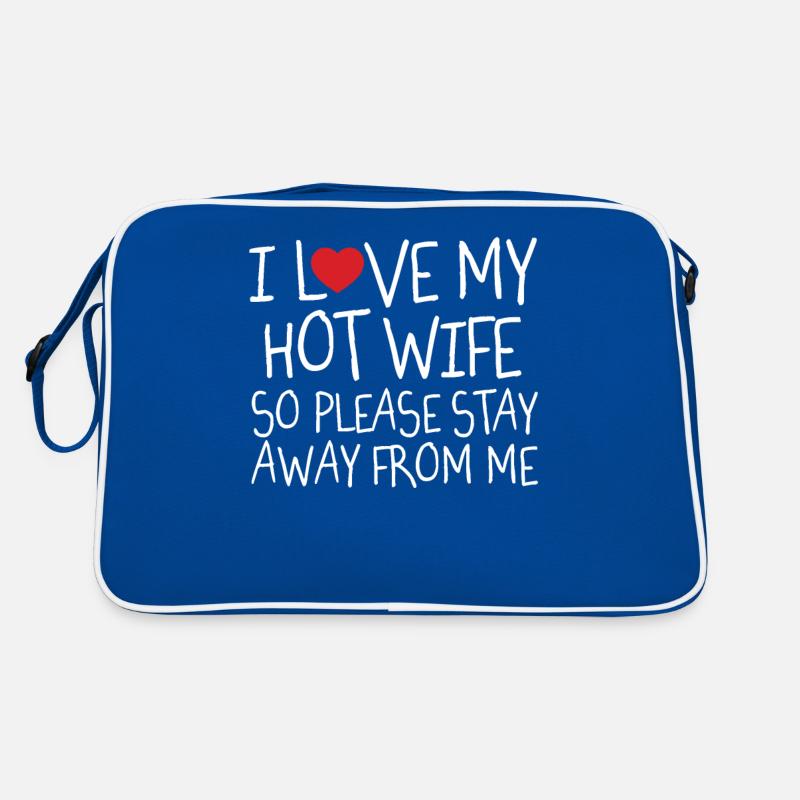 Devoted Husband Funny Relationship Apparel Retro Tasche