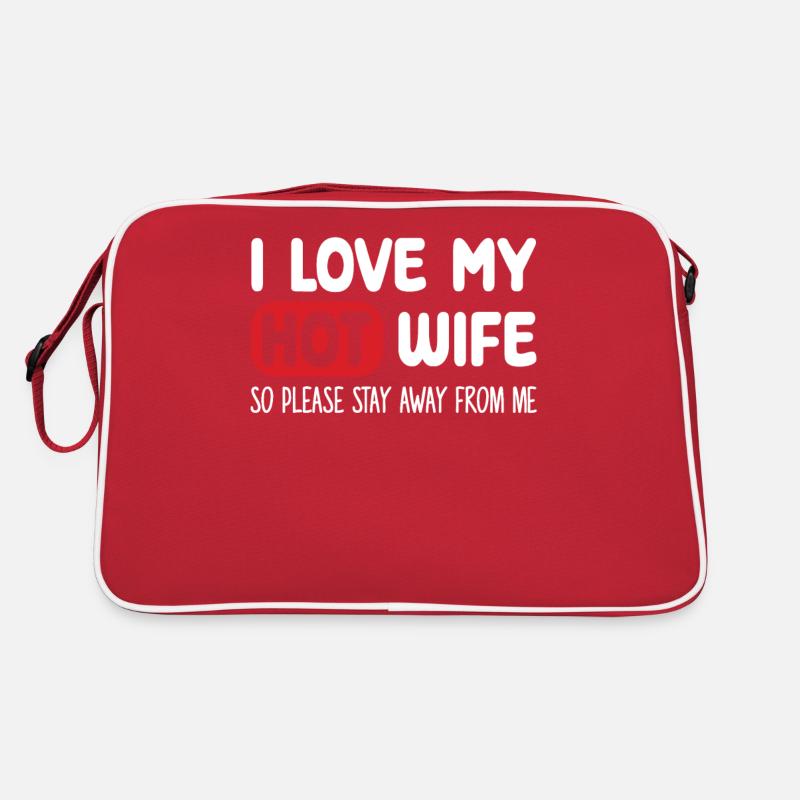 Dévoué mari drôle relation vêtements Sac Retro