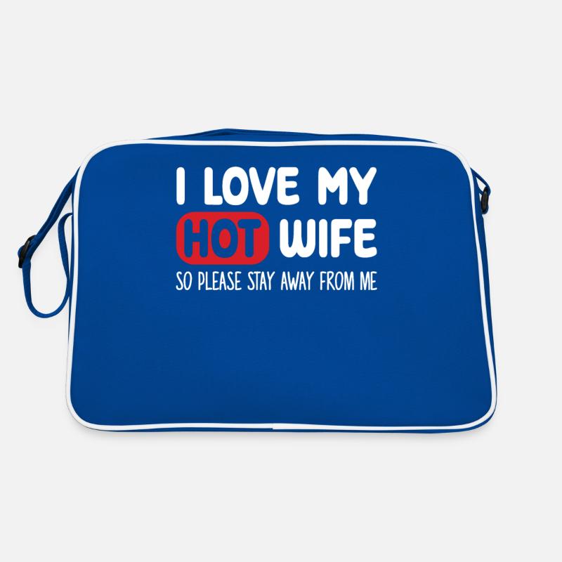 Devoted Husband Funny Relationship Apparel Retro Tasche