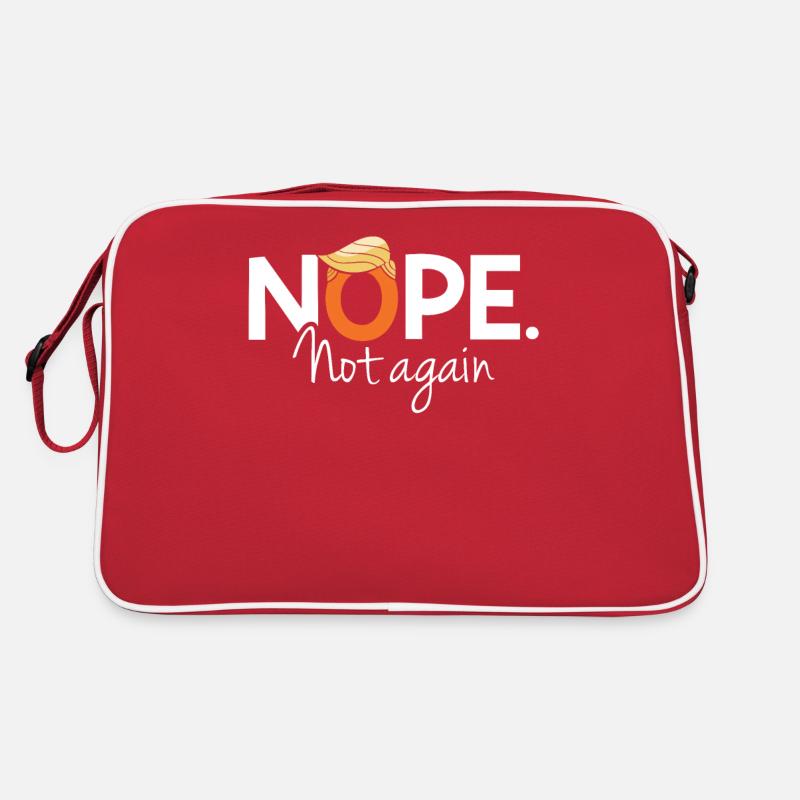 Drôle  Nope Pas plus Satire Vêtements Sac Retro