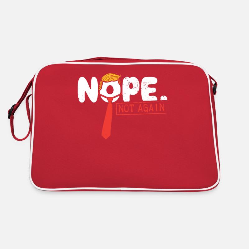 Drôle  Nope Pas plus Satire Vêtements Sac Retro