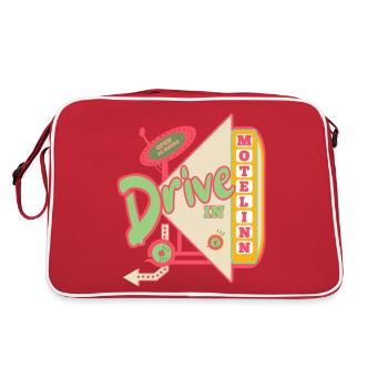 Motor Inn Retro Style - Retro Bag - red/white - Back