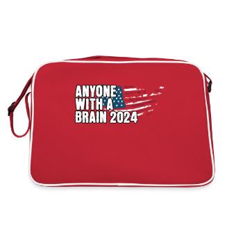 T-shirt anti- Brain Vote Democracy 2024 - Sac Retro - rouge/blanc - Dos