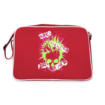 Punk Revival T-shirt punk politique - Sac Retro - rouge/blanc - Dos
