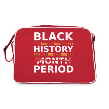Monat der schBlack History Period Essential Tee - Retro Tasche - Rot/Weiß - Hinten