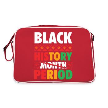 Monat der schBlack History Period Essential Tee - Retro Tasche - Rot/Weiß - Hinten