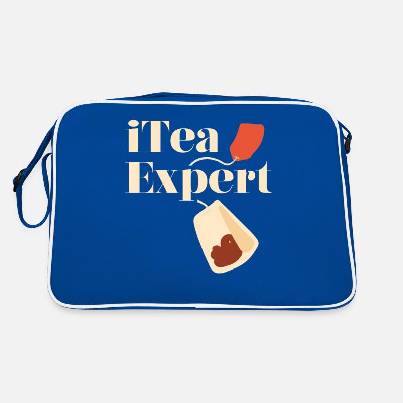 iTea Expert Lustiges Nerd Tee-Shirt Retro Tasche