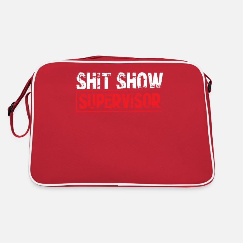 Shit Show Supervisor Crew Tee Retro Tasche
