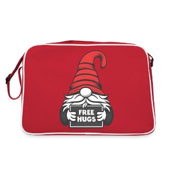Midget câlins pardonne câlins gratuits doux - Sac Retro - rouge/blanc - Dos