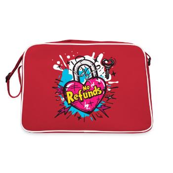 Locked-In Love Chronicles - Retro Bag - red/white - Back