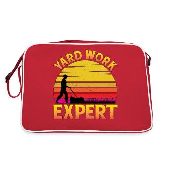 Yard Work Expert 21 - Retro Bag - red/white - Back