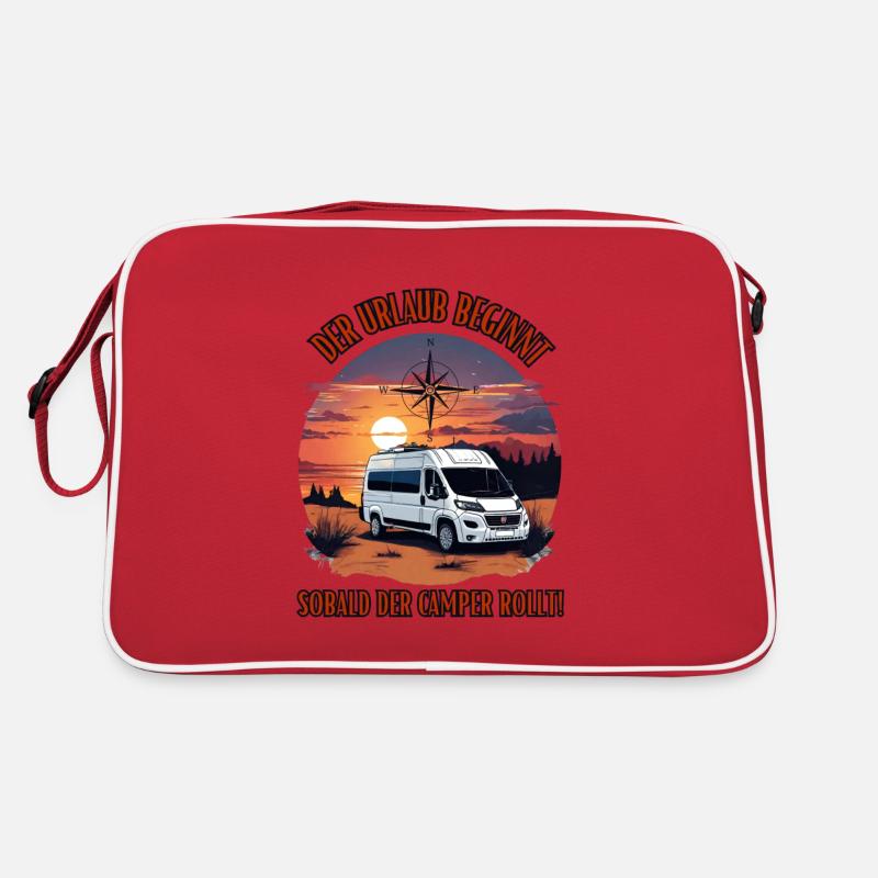 Camper - Les vacances commencent dès que le camping-car roule Sac Retro