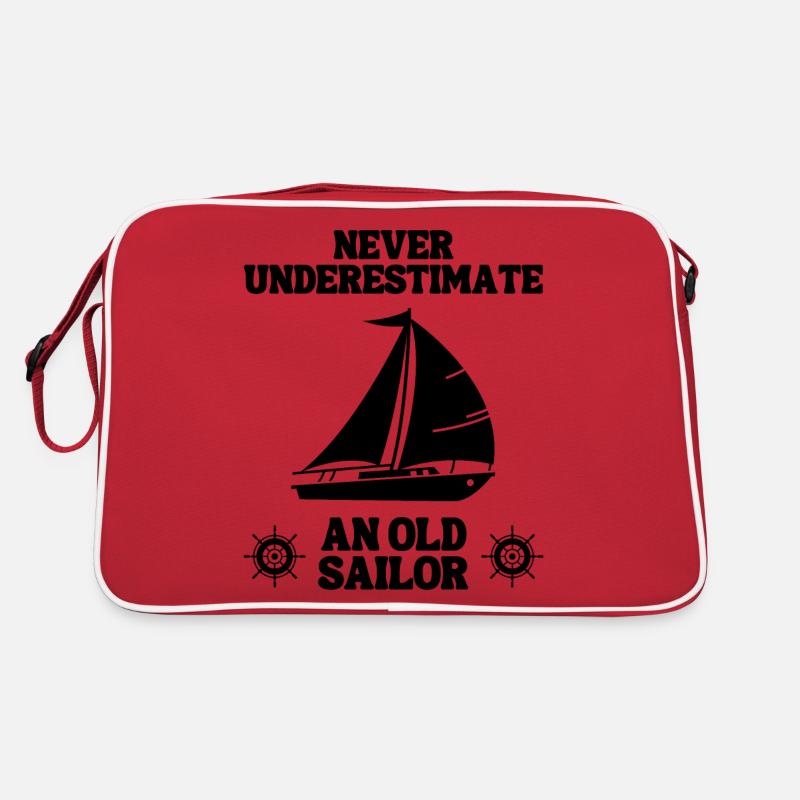 Sailing, Sailing, Sailboat, Sailing Ship, Sailing Retro Bag