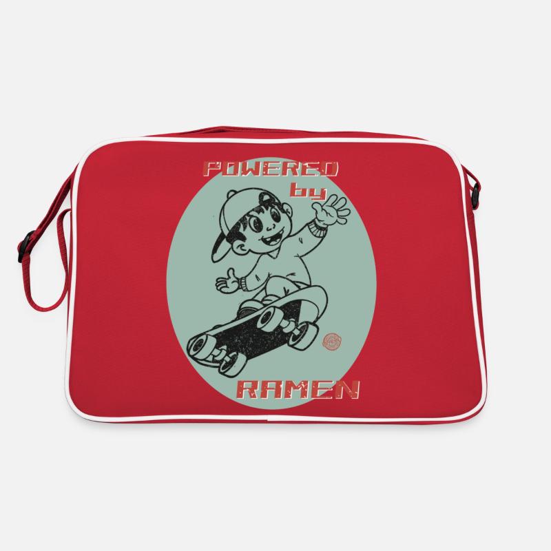 Powered By Ramen Retro Tasche