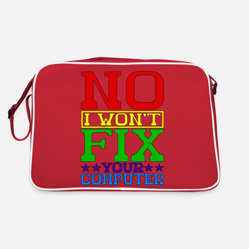 No, I Won't Fix Your Computer 19 Retro Bag