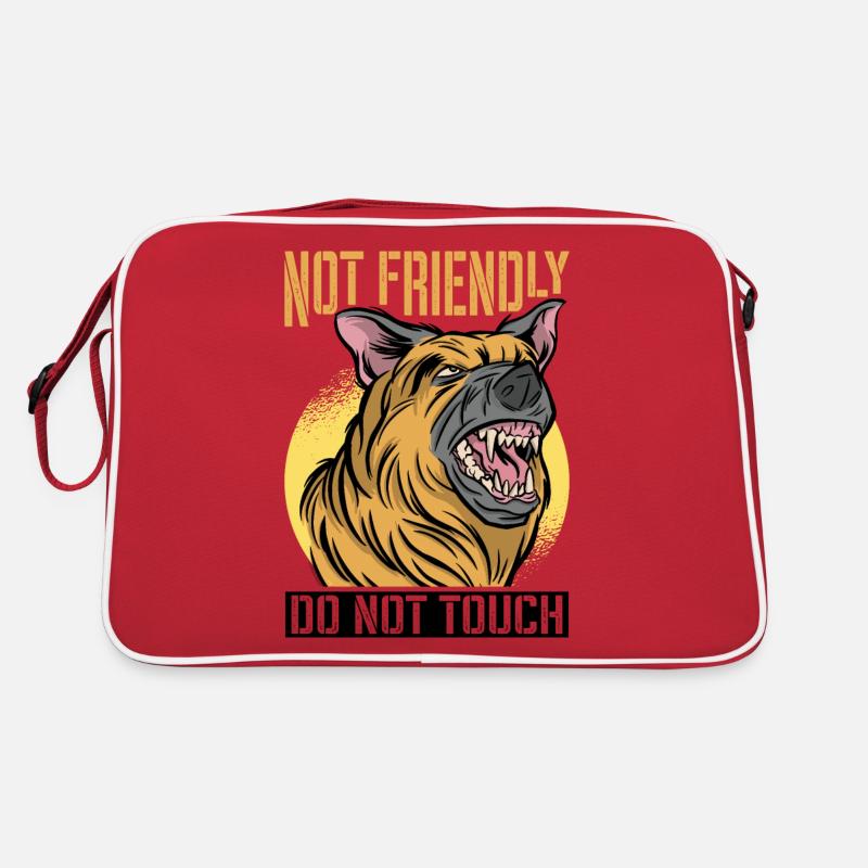Pas amical, ne pas toucher 38 Sac Retro