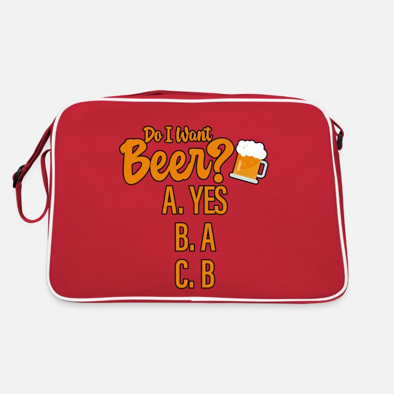 Do I Want Beer, A Yes 4 Retro Tasche