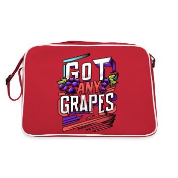 Got Any Grapes 11 - Retro Bag - red/white - Back