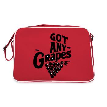 Got Any Grapes 7 - Retro Bag - red/white - Back