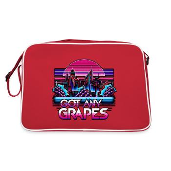 Got Any Grapes 9 - Retro Bag - red/white - Back