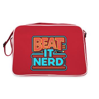 Battez-le Nerd 8 - Sac Retro - rouge/blanc - Dos