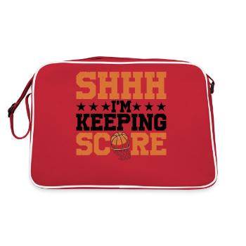 Chut, je garde le score 22 - Sac Retro - rouge/blanc - Dos