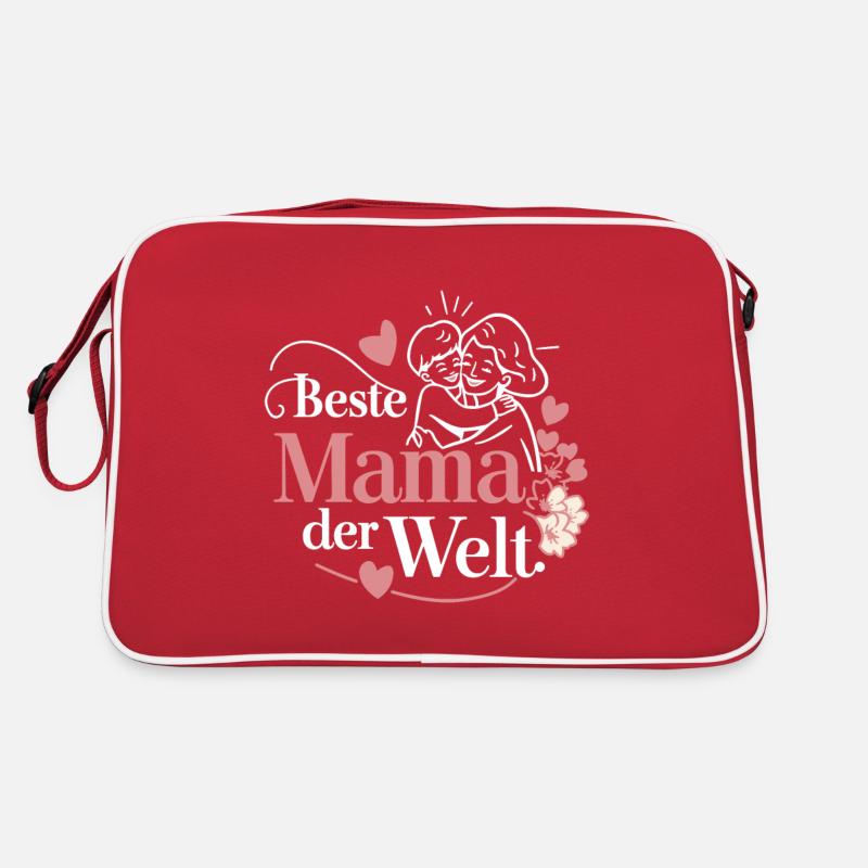 aller beste Mama der Welt Retro Tasche