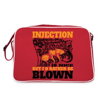 Injection Is Nice But I'd Rather Be Blown 7 - Retro Bag - red/white - Back