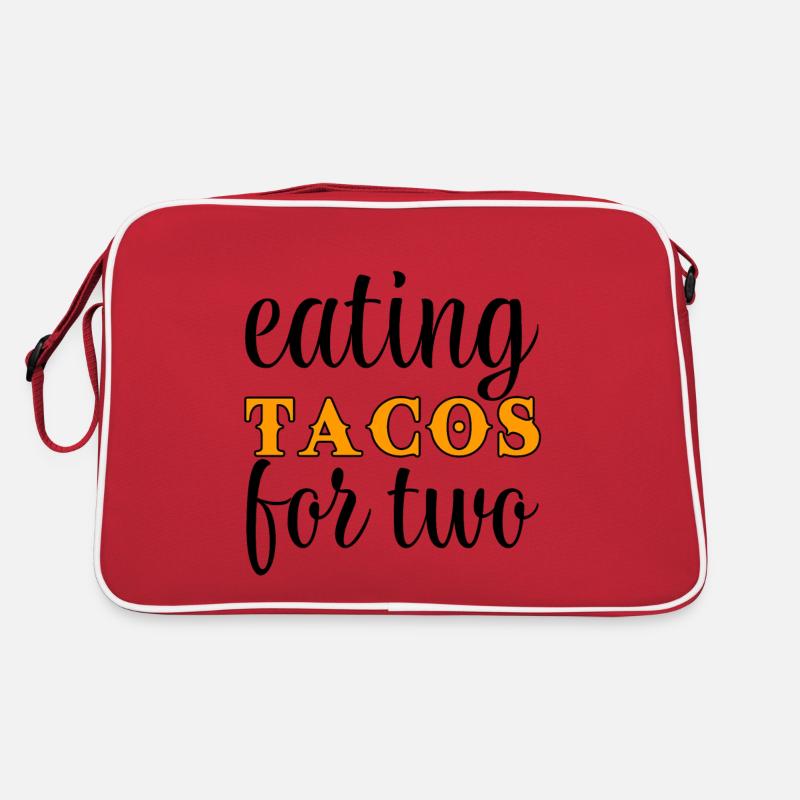Eating Tacos For Two Retro Tasche